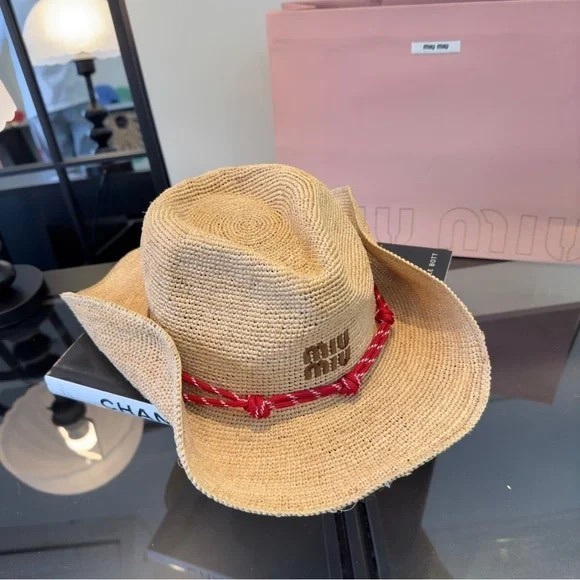 ❣️MiuMiu popular woven straw hat - Picture 5 of 8